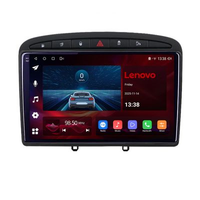 Navigatie Peugeot 308 M-038 Octa Core Android Radio Bluetooth GPS WIFI/4G DSP 2K 8+128GB 360 Toslink