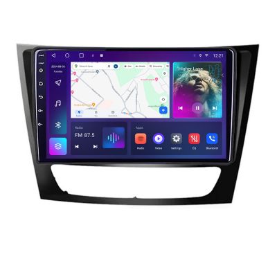 Navigatie Mercedes W211 W219 C-090 Android Octa Core Ecran 2K QLED GPS 4G 4+32GB 360 KIT-090+EDT-E409-2K
