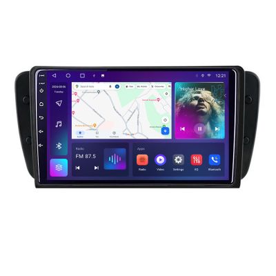 Navigatie Seat Ibiza 2008-2014 C-246 Android Octa Core Ecran 2K QLED GPS 4G 4+32GB 360 KIT-246+EDT-E409-2K