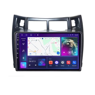 Navigatie Toyota Yaris 2008-2011 C-YARIS08 Android Octa Core Ecran 2K QLED GPS 4G 4+32GB 360 KIT-YARIS08+EDT-E409-2K