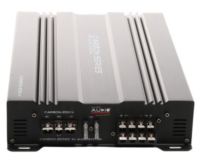 Amplificator RESIGILAT Audio System CARBON-200.4, 4 x 90 sau 2 x 180 watts, in 2 sau 4 ohm, clasa AB