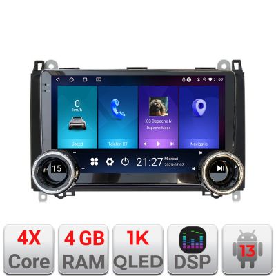 Navigatie Mercedes VW Edotec 4+64 10.5 inch Incell 1K android Wifi 5Ghz gps internet