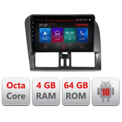 Navigatie dedicata Volvo XC60 E-272 Octa Core cu Android Radio Bluetooth Internet GPS WIFI DSP 4+64GB 4G RESIGILAT