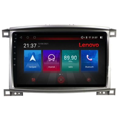 Navigatie Toyota Land Cruiser L100 2002-2008 E-L100 Octa Core cu Android Radio Bluetooth Internet GPS WIFI DSP 4+64GB RESIGILAT