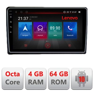 Navigatie Ford Transit Focus Kuga E-transit Octa Core cu Android Radio Bluetooth Internet GPS WIFI DSP 4+64GB 4G RESIGILAT