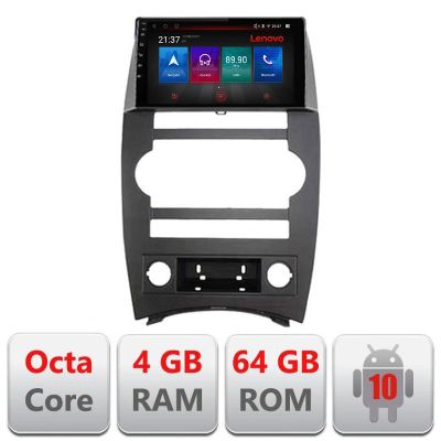 Navigatie Jeep Commander Android radio gps internet Octa Core 4+64 LTE Kit-commander+EDT-E509-PRO RESIGILAT