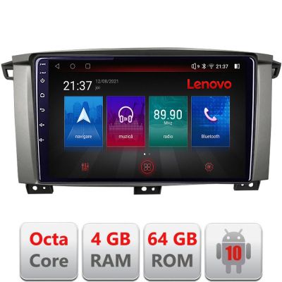 Navigatie Toyota Land Cruiser L100 2002-2006 Android radio gps internet Octa Core 4+64 LTE KIT-L105+EDT-E510-PRO RESIGILAT
