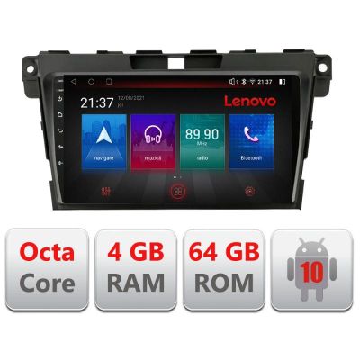 Navigatie Mazda CX-7 2009 E-097 Octa Core cu Android Radio Bluetooth Internet GPS WIFI DSP 4+64GB 4G RESIGILAT
