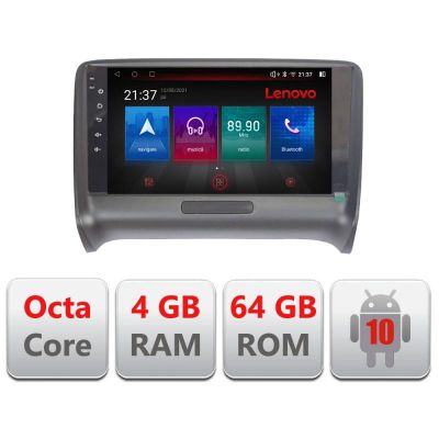 Navigatie Audi TT 2004-2011 E-078 Octa Core cu Android Radio Bluetooth Internet GPS WIFI DSP 4+64GB 4G RESIGILAT