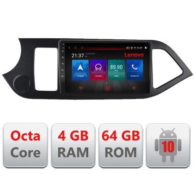 Navigatie Kia Picanto 2011-2015 E-217 Octa Core cu Android Radio Bluetooth Internet GPS WIFI DSP 4+64GB 4G RESIGILAT