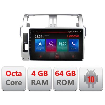 Navigatie Toyota Landcruiser J150 Prado 2014-2017 E-065 Octa Core cu Android Radio Bluetooth Internet GPS WIFI DSP 4+6 RESIGILAT