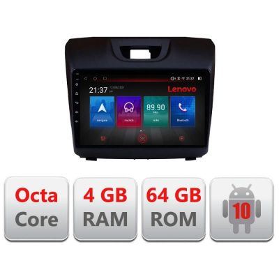 Navigatie Isuzu D-Max E-2234 Octa Core cu Android Radio Bluetooth Internet GPS WIFI DSP 4+64GB 4G v1 RESIGILAT