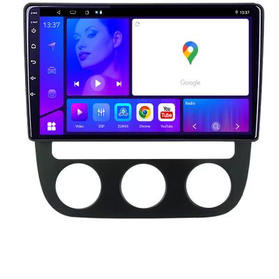 Navigatie VW Golf 5 2004 2010 clima automatica EDOTEC-LITE Android Ecran 720P Octa Core 8 128 Carplay