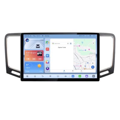 Navigatie dedicata VW Sharan 2011-2020 N-SHARAN Edonav ecran 13" 1K 4+64 Android Waze USB Navigatie 4G 360 Toslink Youtube Radio V1