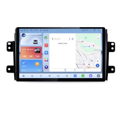 Navigatie Suzuki SX4 2006-2013 Edotec 4+64 1K 13 inch qled android 4G DSP gps internet  Kit-124