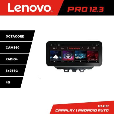 Navigatie Hyundai Tucson 2019 Lenovo PRO 8+256 12.3 inch qled android 4G DSP gps internet  Kit-1135
