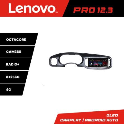 Navigatie Dodge Charger 2011-2014  Lenovo Qled 12.3 inch Octa Core 8+256 360 DSP ADAS carplay android auto radio internet kit-charger+PRO-12.3-8+256