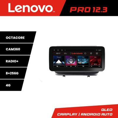 Navigatie Renault Clio 3 2005-2013 Lenovo PRO 8+256 12.3 inch qled android 4G DSP gps internet  Co