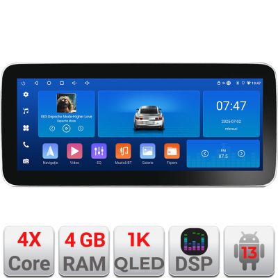 Navigatie Hummer H2 2008-2009 Edotec 4+64 12.3 inch Incell 1K android Wifi 5Ghz gps internet