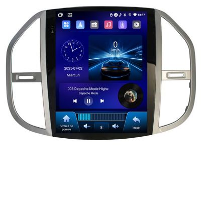 Navigatie Mercedes Vito 2016- tip tesla radio gps internet 4 Core carplay android auto 4+64 Incell Display kit-tesla-068+EDT-E220-RK