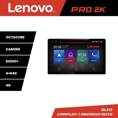 Navigatie Peugeot 208 2008 K-PSA Lenovo PRO 4+64 13 inch 2K android 4G DSP gps internet  8Core