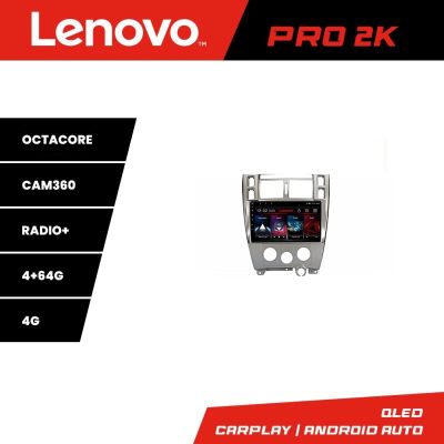 Navigatie Hyundai Tucson Lenovo Kit-1001 8 core QLED 2K 4+64 360 Android Waze USB Navigatie Internet Youtube Radio