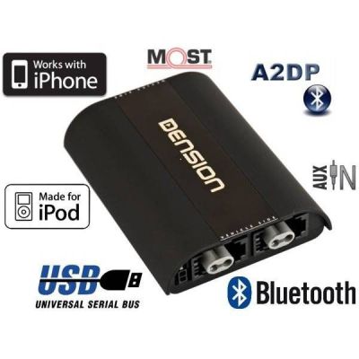 Interfata integrare AUX-In, USB, iPod, iPhone, Bluetooth, DENSION Gateway 500 (Dual FOT) v1