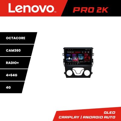 Navigatie Ford Mondeo 2013-2020 Lenovo Kit-377 8 core QLED 2K 4+64 360 Android Waze USB Navigatie Internet Youtube Radio
