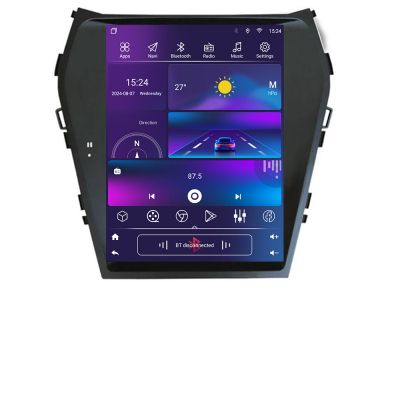 Navigatie Hyundai Santa Fe 2012-2018 tip tesla radio gps internet 4 Core carplay android auto 2+32 kit-tesla-209+EDT