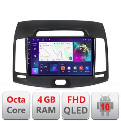 Navigatie Hyundai Elantra 2007-2011 B-2009 Android Ecran QLED octa core 4+64 carplay android auto KIT-2009+EDT-E309V3