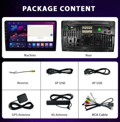 Navigație auto Android 15 QLED 10” ARTIE SMARTIE PRO – 8GB RAM, 128GB, CarPlay & Android Auto wireless, GPS integrat