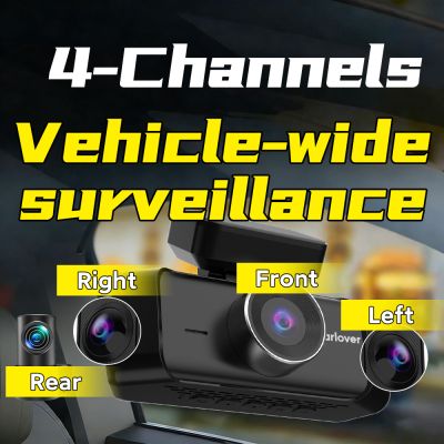 Cameră auto 4 Canale 4K Fisheye ARTIE CAM EDGE – 5.8GHz WiFi, Senzor G, GPS integrat, Monitorizare parcare 24h