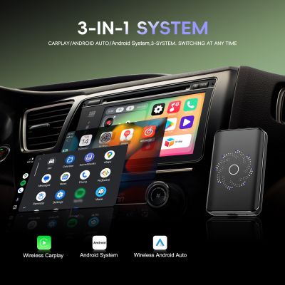 Modul Wireless Apple CarPlay și Android Auto ARTIE SYNC, Android 12.0, Quad-Core, 4GB RAM + 32GB Stocare, Wi-Fi Dual Band, Bluetooth 5.4, Chip RK3528, Ieșire HDMI, RGB.