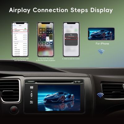 Modul Wireless Apple CarPlay și Android Auto ARTIE SYNC, Android 12.0, Quad-Core, 4GB RAM + 32GB Stocare, Wi-Fi Dual Band, Bluetooth 5.4, Chip RK3528, Ieșire HDMI, RGB.