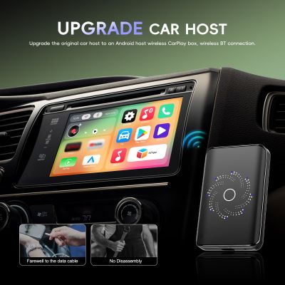 Modul Wireless Apple CarPlay și Android Auto ARTIE SYNC, Android 12.0, Quad-Core, 4GB RAM + 32GB Stocare, Wi-Fi Dual Band, Bluetooth 5.4, Chip RK3528, Ieșire HDMI, RGB.