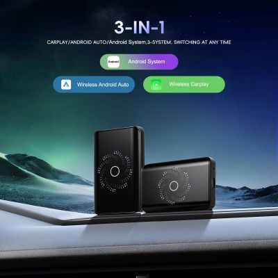 Modul Wireless Apple CarPlay și Android Auto ARTIE SYNC, Android 12.0, Quad-Core, 4GB RAM + 32GB Stocare, Wi-Fi Dual Band, Bluetooth 5.4, Chip RK3528, Ieșire HDMI, RGB.