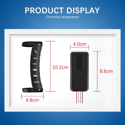 Comenzi pe Volan - Telecomanda Wireless Multifuncțională pentru Volan Auto – Set Butoane Control Navigație și Multimedia, Compatibilitate Universală, Instalare Rapidă (Plug & Play)