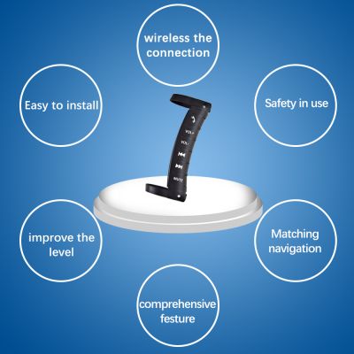 Comenzi pe Volan - Telecomanda Wireless Multifuncțională pentru Volan Auto – Set Butoane Control Navigație și Multimedia, Compatibilitate Universală, Instalare Rapidă (Plug & Play)