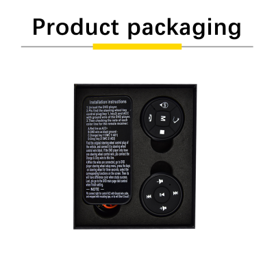 Comenzi pe Volan - Telecomanda Wireless Multifuncțională pentru Volan Auto – Set Butoane Control Navigație și Multimedia, Compatibilitate Universală, Instalare Rapidă (Plug & Play)