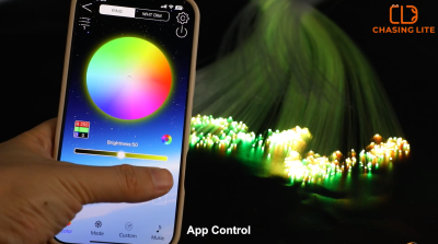 Sistem Iluminare Plafon Mașină 1800 Puncte LED, 16 Milioane Culori RGBW, Control App și Telecomandă, cu Efect de Comete