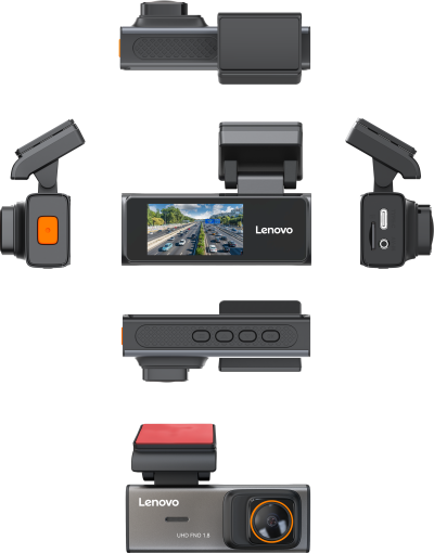 Camera DVR Lenovo S7 ecran 1.97 inch 2K fata  Wifi Starlight night vision carcasa metal