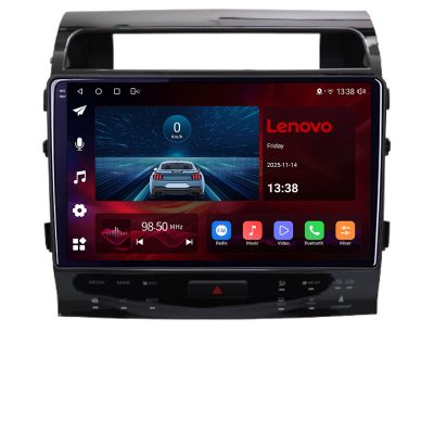 Navigatie Toyota Landcruiser L200 V8 2008-2020, Lenovo Ultra Original, Qualcomm 8-Core, 4G, Camera 360, CarPlay Wireless, 4+64GB, 10.1"
