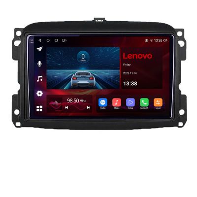 Navigatie Fiat 500L 2012-, Lenovo Ultra Original, Qualcomm 8-Core, 4G, Camera 360, CarPlay Wireless, 4+64GB, 10.1"