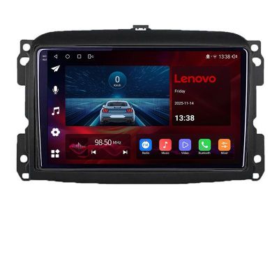 Navigatie Fiat 500c 2015-2021, Lenovo Ultra Original, Qualcomm 8-Core, 4G, Camera 360, CarPlay Wireless, 4+64GB, 10.1"