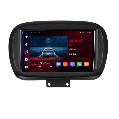 Navigatie Fiat 500X 2014-, Lenovo Ultra Original, Qualcomm 8-Core, 4G, Camera 360, CarPlay Wireless, 4+64GB, 9"