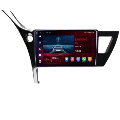 Navigatie Toyota Corolla gen 12 E210 2018-, Lenovo Ultra Original, Qualcomm 8-Core, 4G, Camera 360, CarPlay Wireless, 4+64GB, 10.1"