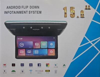 Monitor pentru plafonierea cu ecran tactil Full HD de 15.6" si sistem de operare Android 8 core 4+64 Wifi