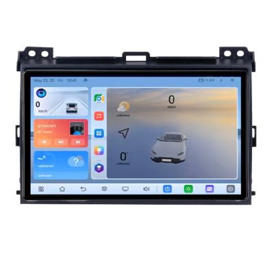Navigatie Toyota Prado 2007- C-456 Android 8 Core 2.2 Ghz 8+128 Qled 1K ADAS 4G LTE GPS 360 KIT-456+EDT-E409V3