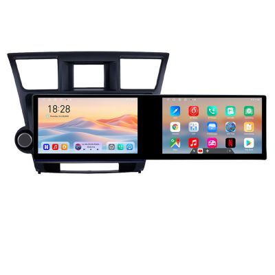 Navigatie Toyota Highlander 2007-2013 Edotec 2 ecrane  8 core 4+128 21.6 inch Incell android Wifi 5Ghz gps internet