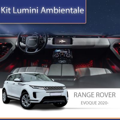 Lumini Ambientale NIGHTVIBE Range Rover Evoque 2020- set complet control telefon sau sistem original